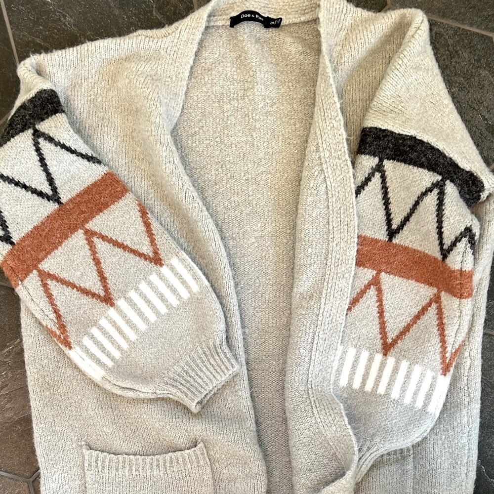 Duster sweater